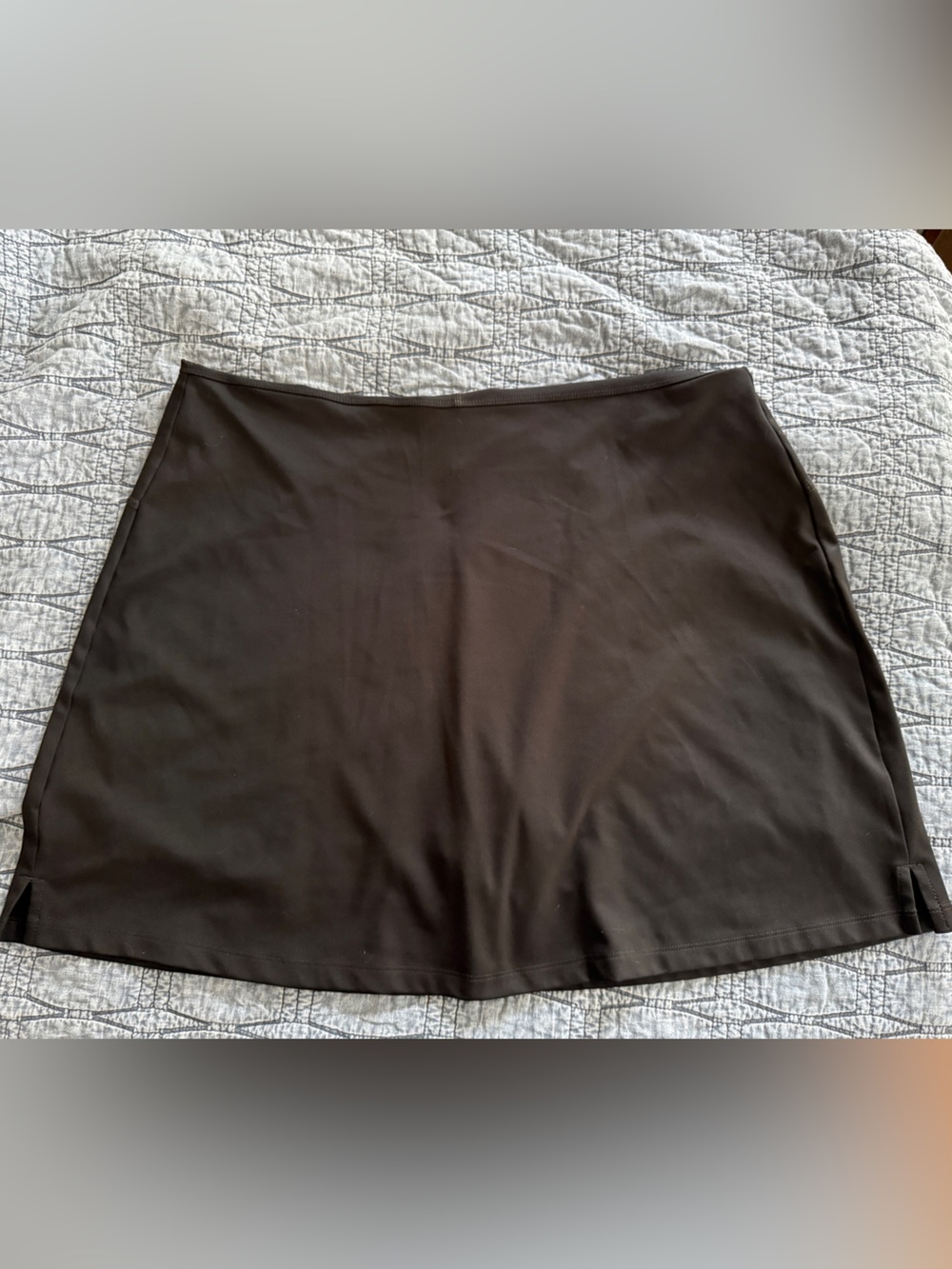girlfriend collective Black Athletic Skort